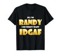 Randy Costume IDGAF Funny Meme Halloween Costume for Randys Maglietta