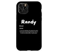 Randy Definition Personalized Name Custom Costume For Randy Custodia per iPhone 11 Pro