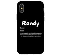 Randy Definition Personalized Name Custom Costume For Randy Custodia per iPhone X/XS