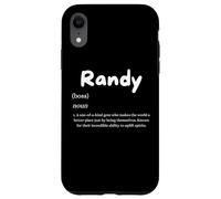 Randy Definition Personalized Name Custom Costume For Randy Custodia per iPhone XR