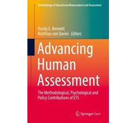 Randy E. Bennett Advancing Human Assessment (Copertina rigida)
