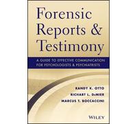 Randy K. Otto Richart L. DeMier Marcus T. Forensic Reports an (Copertina rigida)