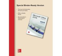 Randy Nordell Looseleaf for Microsoft Office Word 2016 Comple (Copertina rigida)