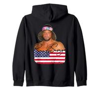 Randy Savage_004_Back Printed Felpa con Cappuccio