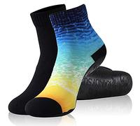 RANDY SUN Calzini da Spiaggia,Unisex Calze Scarpe Asciugatura Rapida,Calze a Piedi Nudi,con Suola in TPE per Beachvolley Yoga Surf