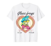 Rane Colorate in Vetro a Forma di Rana Maglietta