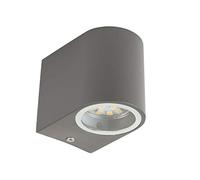 Ranex 5000.332 Bastia Lampada da Parete a Una Luce, Alluminio, 220-240V, Nero