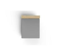 Ranforce - Lenzuolo con angoli per letto matrimoniale XL, 150 x 200 + 40 cm, 100% cotone, 155 fili, 117 g/m², lavabile in lavatrice a 30 gradi, morbido e resistente
