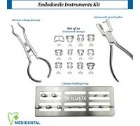 Range Of Endodonzia Strumenti diga de gomma Ivory Forceps, Punch Pliers & Clamps
