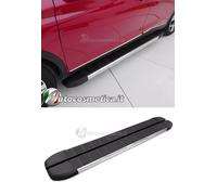 RANGE ROVER EVOQUE 11-19 PEDANE LATERALI STEPS BARRE MINIGONNE SOTTOPORTA NERE