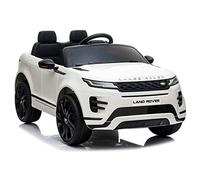 Range Rover Evoque 12v - Bianco - Macchina elettrica per Bambini e Bambine Range Rover Evoque 12v e Due Motori con Comando per Adulti.