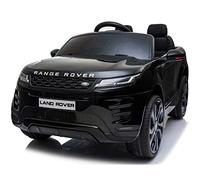 ATAA Range Rover Evoque 12v - Nero - Macchina elettrica per Bambini e Bambine Range Rover Evoque 12v e Due Motori con Comando per Adulti.