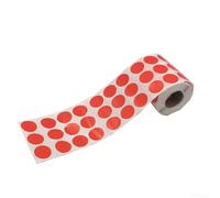 Range Target Stickers 900pcs per un facile rilevamento dei colpi nei colori nero e rosso (rosso)