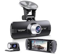 Range Tour Doppia Dashcam, 1080P FHD Telecamera per Auto Dashcam DVR Digitale Video Registratore Guida Anteriore Cam IPS 2,7" con Grandangolo di 170° G-Sensor Visione Notturna modalità parcheggio 24H