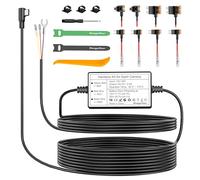 Range Tour Kit Cablaggio USB-C, Dash Cam Hardwire Kit con 6 Fusibili 4 Tipi/8 Adattatori, Cavo Tap e Strumento di Installazione 3.5m/11.5ft 12V/24V a 5V/2.5A Auto Cavo di Ricarica Kit