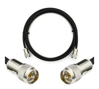 RANGEFUL 15m PL259 UHF Cavo coassiale prolunga 15 metri da esterno 5D-FB Ø7,5mm - Resistente alle intemperie - per HAM cavo antenna CB radio analizzatore misuratore SWR VHF marino rosmetro