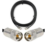 RANGEFUL 15m PL259 UHF Cavo coassiale - prolunga da esterno HF-240 (equivalente a LMR 240) Resistente alle intemperie - per HAM cavo antenna CB radio analizzatore misuratore SWR VHF marino rosmetro