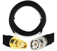 RANGEFUL 1m BNC maschio a SMA maschio Prolunga coassiale flessibile HF400 interamente in rame da 50 Ohm (equivalente a LMR400 UF UltraFlex) - per antenna RF/radio HAM/CB/wireless