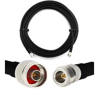 RANGEFUL 1m N maschio a N femmina - Prolunga coassiale flessibile HF400 interamente in rame da 50 Ohm (equivalente a LMR400 UF UltraFlex) - per antenna router wireless mobile WiFi LTE 4G 5G 6G
