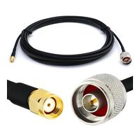 RANGEFUL 1m RP-SMA Maschio a N Maschio Cavo Coassiale - RP SMA Cavo antenna esterno di prolunga 1 metro a bassa perdita RG58 (50 Ohm) - adattatore per Router Wireless Antenna WiFi