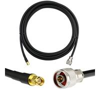 RANGEFUL 1m RP-SMA Maschio a N Maschio Cavo Coassiale - RP SMA Cavo antenna esterno di prolunga 1 metro a bassa perdita 5D-FB Ø7,5 mm (50 Ohm) - adattatore per Router Wireless Antenna WiFi