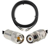 RANGEFUL 20m PL259 a SO239 Cavo coassiale UHF RG8X CB - prolunga coassiale UHF maschio a femmina 50 Ohm - per radio HAM CB, antenna, misuratore SWR, radioamatori, onde corte, RF