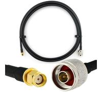 RANGEFUL 2m RP-SMA Maschio a N Maschio Cavo Coassiale - RPSMA Cavo antenna esterno di prolunga 2 metri a bassa perdita HF-240 (equivalente a LMR 240) - per Router Wireless Antenna WiFi