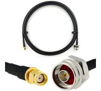 RANGEFUL 3 m RP-SMA Maschio a N Maschio (Hex) Cavo Coassiale - RPSMA Cavo antenna esterno di prolunga 3 metri a bassa perdita HF-240 (equivalente a LMR 240) - per Router Wireless Antenna WiFi