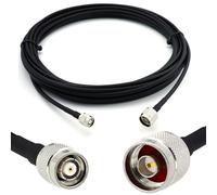 RANGEFUL 3 m RP-TNC Maschio a N Maschio cavo coassiale - HF-240 (equivalente a LMR 240) prolunga a bassissima perdita - per LTE Antenna esterna 4G 5G 6G Modem Amplificatore GSM Router WIFI Ripetitore