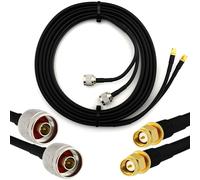 RANGEFUL 3 m SMA Maschio a N Maschio Cavo Coassiale Doppio - Twin HF-240 (equivalente a LMR 240) prolunga per LTE Antenna esterna 4G 5G 6G Modem Amplificatore GSM Router WIFI Ripetitore cellulare