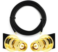 RANGEFUL 30m SMA maschio a SMA maschio - Prolunga coassiale flessibile HF400 interamente in rame da 50 Ohm (equivalente a LMR400 UF UltraFlex) - per antenna router wireless mobile WiFi LTE 4G 5G 6G