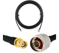RANGEFUL 5m RP-SMA Maschio a N Maschio Cavo Coassiale - RPSMA Cavo antenna esterno di prolunga 5 metri a bassa perdita HF-240 (equivalente a LMR 240) - per Router Wireless Antenna WiFi