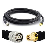 RANGEFUL 5m RP-TNC maschio a SMA maschio - Prolunga coassiale flessibile HF400 interamente in rame da 50 Ohm (equivalente a LMR400 UF UltraFlex) - per antenna router wireless mobile WiFi LTE 4G 5G 6G