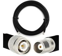 RANGEFUL 5m TNC maschio a TNC femmina Prolunga coassiale flessibile HF400 interamente in rame da 50 Ohm (equivalente a LMR400 UF UltraFlex) - per antenna RF/radio HAM/CB/wireless