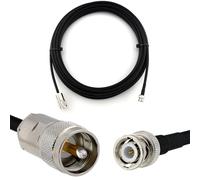 RANGEFUL BNC Maschio a PL259 15m cavo coassiale - HF-240 (equivalente a LMR 240) prolunga a bassissima perdita - per HAM cavo antenna CB radio analizzatore misuratore SWR VHF UHF marino rosmetro