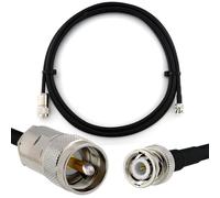 RANGEFUL BNC Maschio a PL259 2m cavo coassiale - HF-240 (equivalente a LMR 240) prolunga a bassissima perdita - per HAM cavo antenna CB radio analizzatore misuratore SWR VHF UHF marino rosmetro