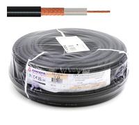 RANGEFUL RG213 50 metri cavo coassiale - prolunga 50m RF 50ohm compatibile con SMA BNC TNC UHF Tipo N - RG213U cable per Antenna Esterno WiFi Router 4G 5G CB Radio Modem - Prodotto in Italia