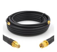 RANGEFUL SMA Maschio a SMA Femmina Cavo coassiale 15m 50ohm 5D-FB Ø7,5mm prolunga 15 metri a bassissima perdita per LTE Antenna esterna 4G 5G Modem Amplificatore GSM Router WIFI Ripetitore cellulare