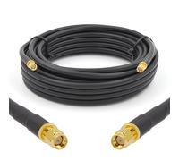 RANGEFUL SMA Maschio a SMA Maschio Cavo coassiale 5m 50ohm 5D-FB Ø7,5mm prolunga 5 metri a bassissima perdita per LTE Antenna esterna 4G 5G Modem Amplificatore GSM Router WIFI Ripetitore cellulare