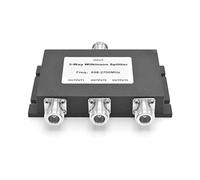 RANGEFUL Splitter a 3 vie N femmina 50 Ohm WS3W Splitter segnale cellulare per LTE CDMA GSM 3G 4G 5G segnali 698~2700MHz per amplificatore ripetitore del segnale mobile Booster