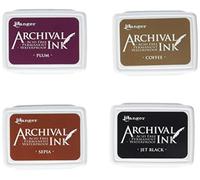 Ranger Archival Mini Ink Pads Kit 2, Multicolore