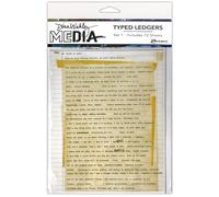 Ranger Dina Wakley Media Set 1 REGISTRI DATTATI 12/SHT