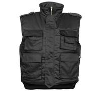 Ranger Gilet Imbottito Con Molte Tasche Outdoor Tempo Libero Nero S