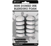 Ranger Ink Blending Tool Domed-Schiume di Ricambio, Bianco, mini pads