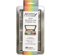 Ranger Ink Storage Tin Archival-Mini Contenitore per Inchiostro, Grigio