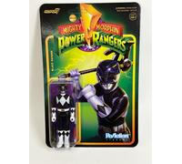 Ranger Nero Mighty Morphin Power Rangers 3,75 Pollici Re Action Super7