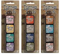Ranger Tim Holtz Distress Mini Ink Pad Kits #4, #5 and #6 Bundle by Tim Holtz