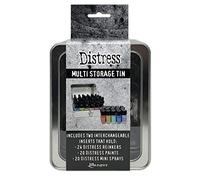 Ranger Tim Holtz Distress Multi Storage Tin - Contiene 20 vernici con coperchio ribaltabile