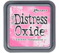 Ranger Tim Holtz Distress Oxide Ink Pad Picked Raspberry, Materiale Sintetico, Rosa, 7.5 x 7.5 x 1.9 cm