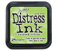 Ranger Tim Holtz Tampone di Inchiostro Distress, Citron Ritorto, 7.5x7.5x58 cm 57 unità